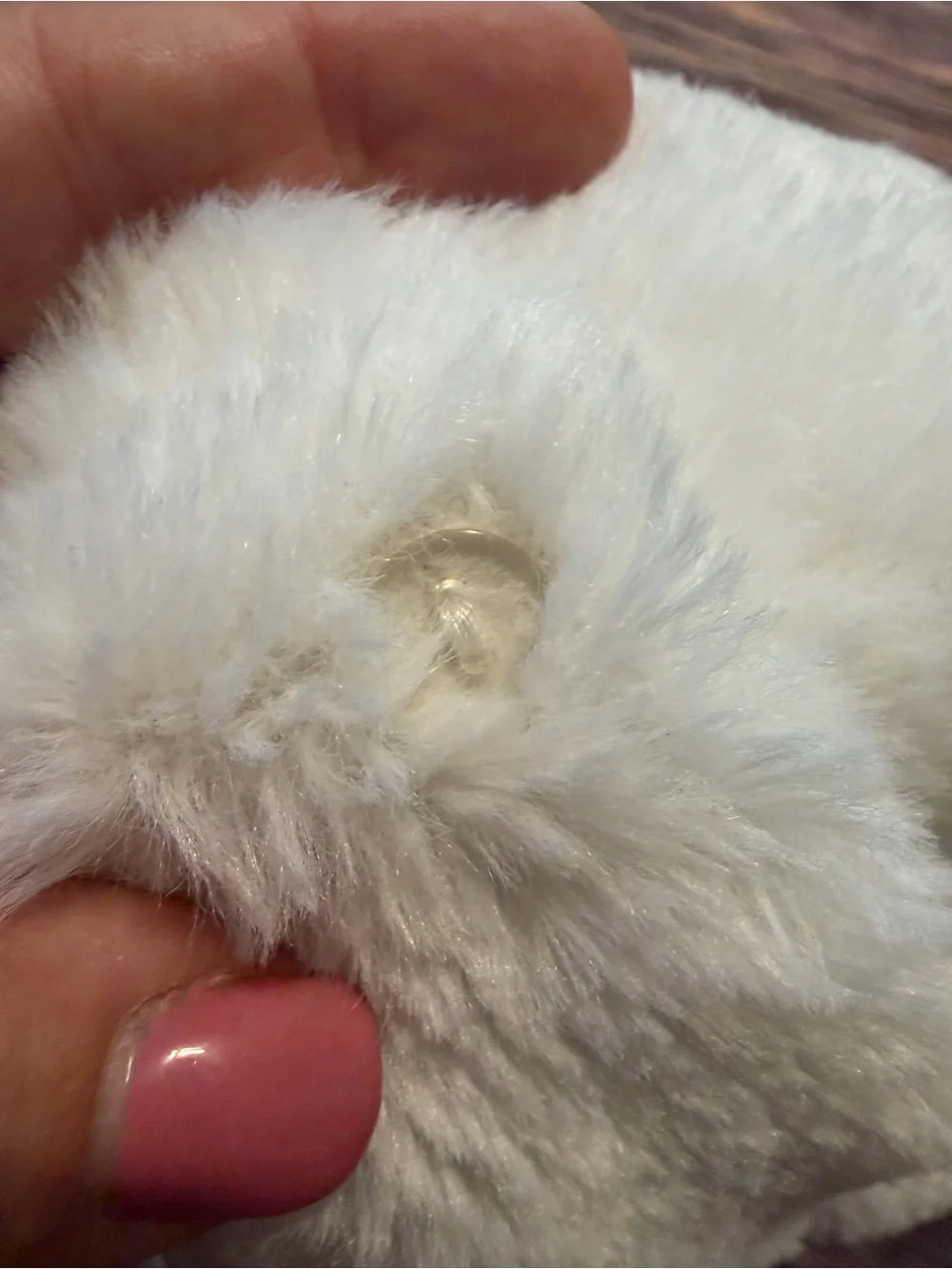 4T Girls White Faux Fur Bolero Jacket